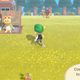 A villager visits Sahara's new shop in Animal Crossing: New Horizons.